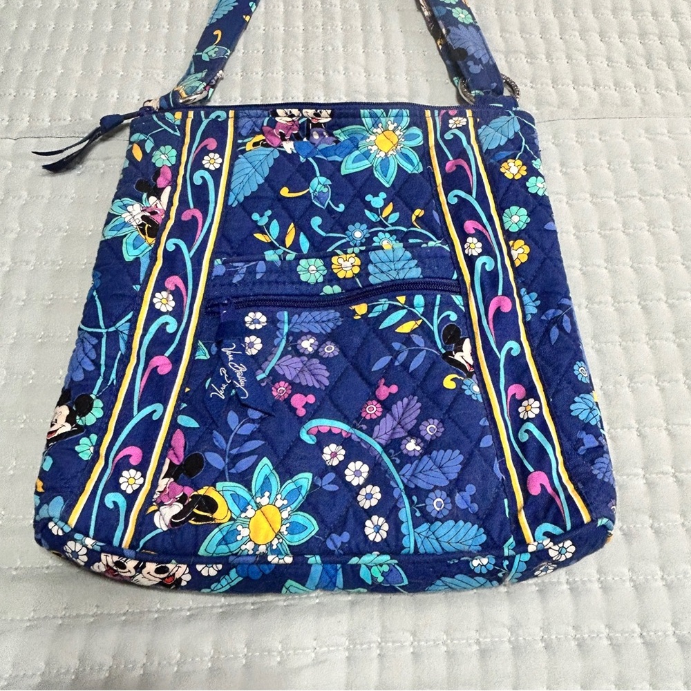 Vera Bradley x Disney Blue Floral Crossbody